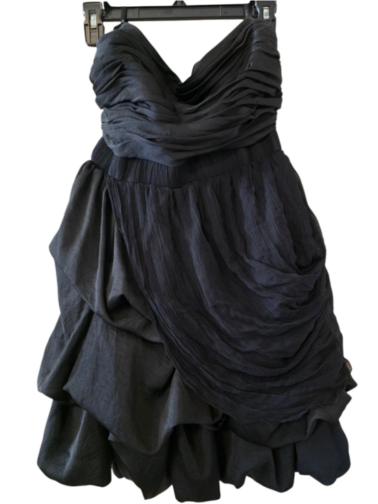 bebe Dresses & Skirts - Women's Bebe Black Strapless Ruched Cocktail Dress Size M